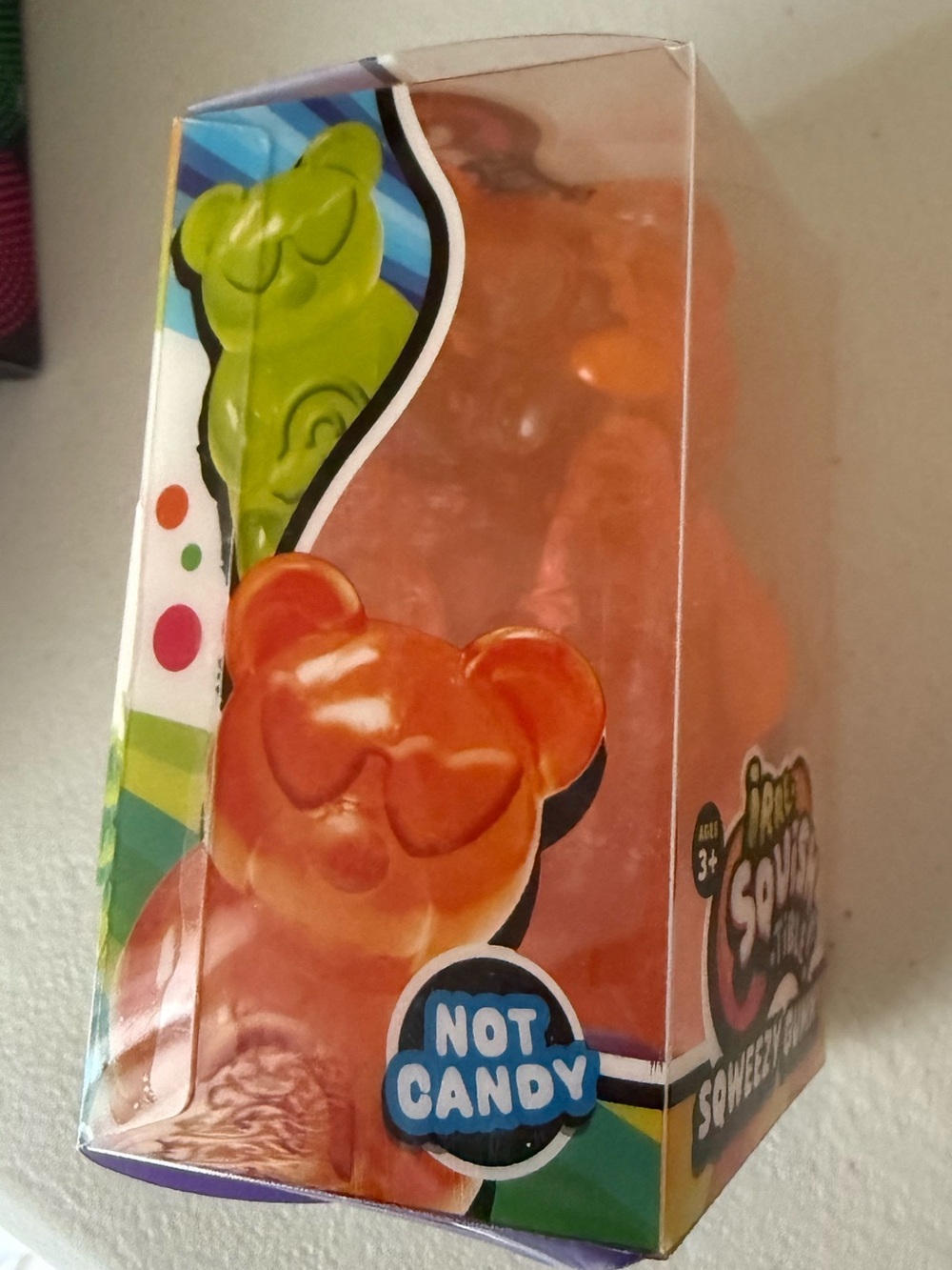 Ja-Ru® Irre-Squishtible!™ Sqweezy Gummy Bear - Picture 2 of 4